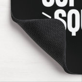 Herren-Support-Team Graue-Schleife-Krieger Hirnkre Mousepad (Ecke)