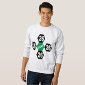 Herren Sweatshirt asche DESIGN SPORT 26 (Vorne ganz)