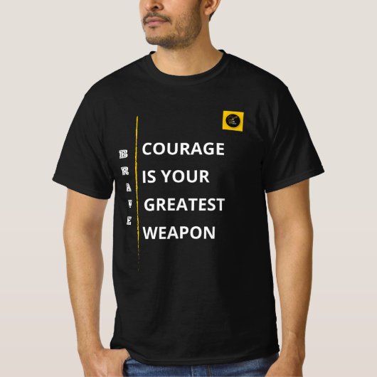 Herren T-Shirt - Brave Vibe (Vorderseite)