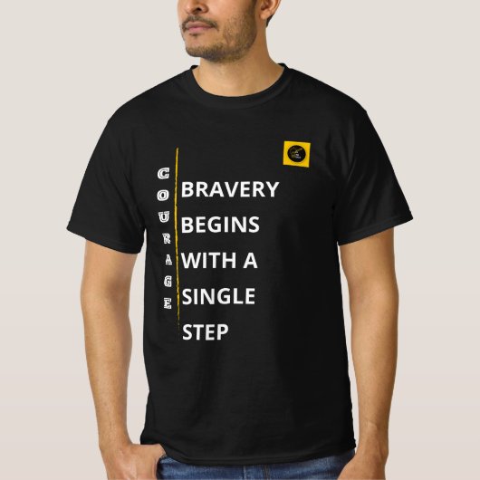 Herren T-Shirt - Courage Vibe (Vorderseite)