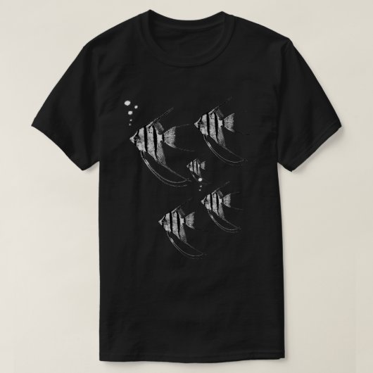 Herren T-Shirt Engel Fisch (Design vorne)
