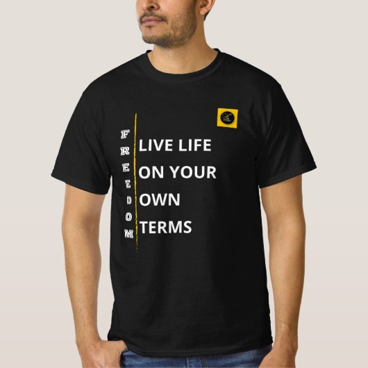 Herren T-Shirt - Freedom Vibe (Vorderseite)