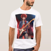 Herren-T - Shirt-Gitarre T-Shirt (Vorderseite)