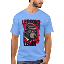 Herren T-Shirt 'Gorilla Boss Lessons Learn Basic'