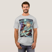 Herren-T - Shirt In einem stürmischen Schlachtfeld (Vorne ganz)