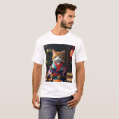Herren-T - Shirt-Kat T-Shirt (Vorne ganz)