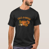 Herren T - Shirt mit einem lustigen "FALL-O-WEEN" (Vorderseite)