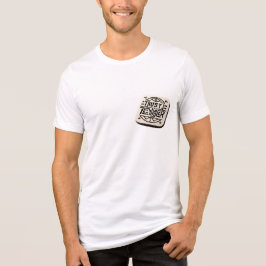 Herren-T-Shirt mit einer coolen Aufschrift Tri-Blend Shirt