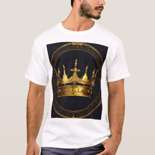 Herren T-Shirt mit König-Logo Crown Royal Style