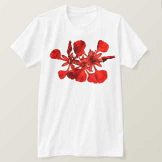 Herren T-Shirt Royal Poinciana-Blüte