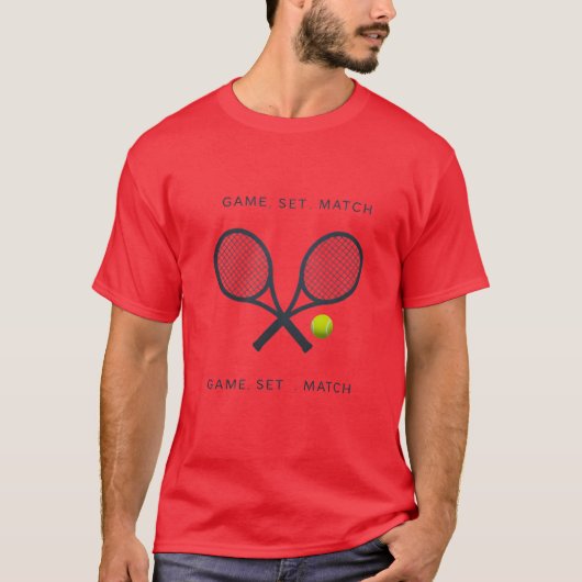 Herren-T - Shirt - Tennischampion | Soft & Stylish (Vorderseite)