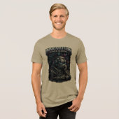 Herren T-Shirt Tri-Blend Shirt (Vorderseite voll)