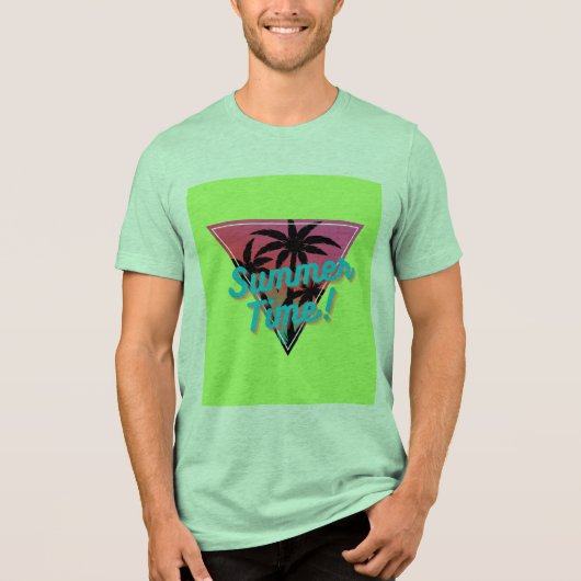 Herren T-Shirt Tri-Blend Shirt (Vorderseite)