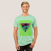 Herren T-Shirt Tri-Blend Shirt (Vorderseite voll)