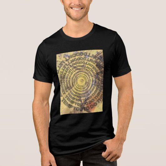 Herren T-Shirt Tri-Blend Shirt (Vorderseite)