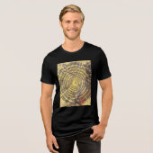 Herren T-Shirt Tri-Blend Shirt (Vorderseite voll)