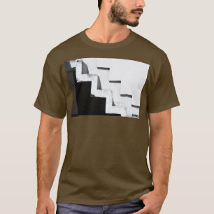 Herren T-Shirts Abstrakte Treppen Design HAMbWG
