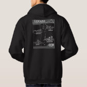 Herren-Team-Wireframe-Sweatshirt Hoodie (Rückseite)