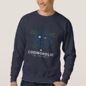 Herren Tech Gehirn Schaltkreis Codierung Grafik Fü Sweatshirt (Vorderseite)