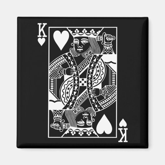 Herren The Original King Of Hearts Clic Magnet (Vorne)