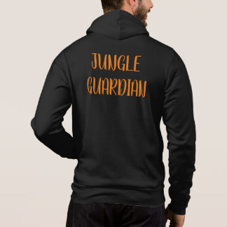 Herren-Tiger-Bella-Leinwand Hoodie