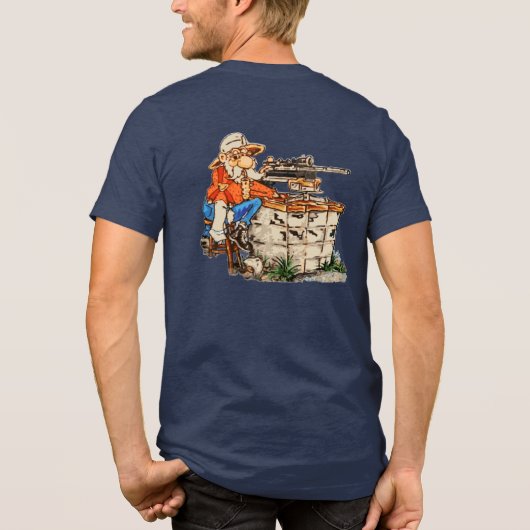 Herren Tri-Blend Shirt (Rückseite)