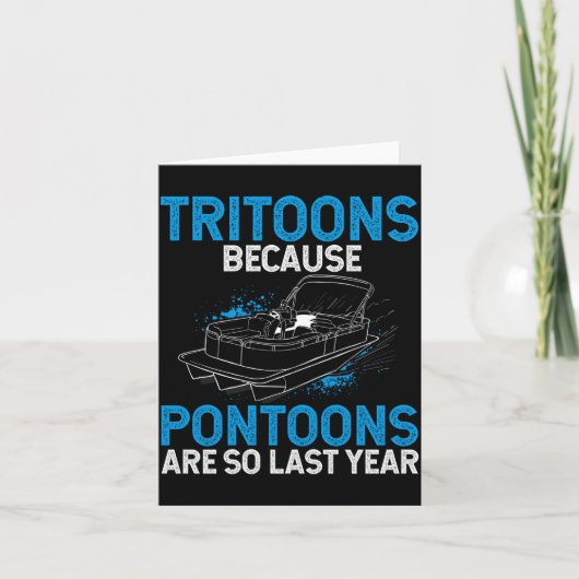 Herren Tritoon Boot - Tritoon - Tritoon Kapitän Karte (Vorderseite)