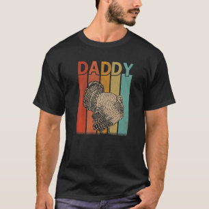 Herren Truthahn Retro-Stil Vintage Daddy Grafik Va T-Shirt