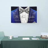 Herren Tuxedo Geburtstagsfeier Banner (Messe)