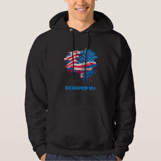 Herren USA Bowfishin Bogenfischer Jagd Bogenfische Hoodie