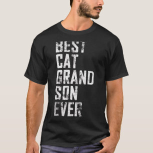 Herren Vater Tag Bester Katze Enkel jemals Vintage T-Shirt