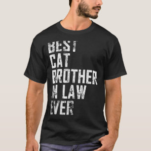 Herren Vater Tag Bester Katze Schwager Aller Zeite T-Shirt