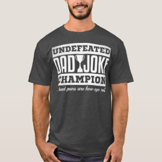 Herren-Vater-Witz-Champion lustiges Vatertagsgesch T-Shirt