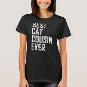 Herren Vatertag Bester Katzen Cousin Ever Vintage T-Shirt