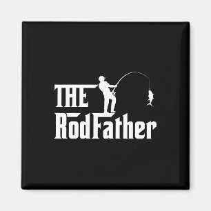 Herren Vatertag Rod Vater Fishing Funny Vathers Magnet