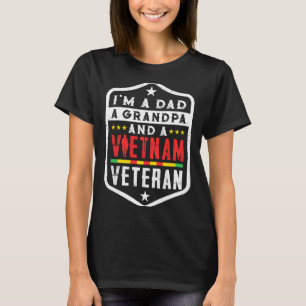 Herren Veteran Vater Opa Vietnam Ehrwürdig T-Shirt