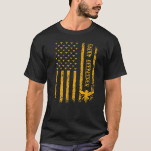 Herren Vintage Amerikanische Flagge Daddy Imker Va T-Shirt