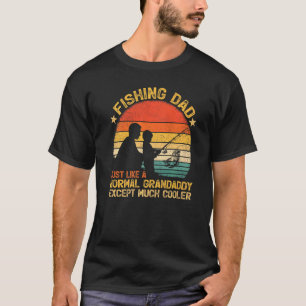 Herren Vintage-Angeln Papa Genau Wie Ein Normaler T-Shirt