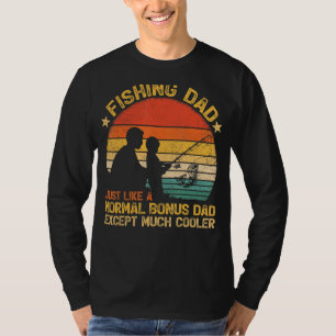 Herren Vintage-Angeln Papa Genau Wie Ein Normaler T-Shirt