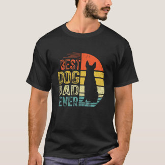 Herren Vintage Australian Cattle Best Dog Dad Ever T-Shirt