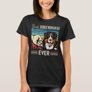 Herren Vintage Best Berner Sennenhund Dad Hund Für T-Shirt