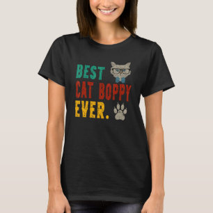 Herren Vintage Beste Katze Boppy Ever Stoß Fi Vate T-Shirt