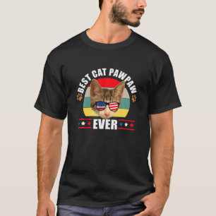 Herren Vintage Beste Katze Pawpaw Ever Katze Pawpa T-Shirt