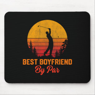 Herren Vintage Bester Freund Von Par Golf Freund  Mousepad