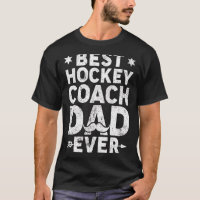 Herren Vintage Bester Hockey-Trainer Dad Ever Vate