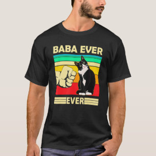 Herren Vintage Bester Katze Baba jemals Stoß Fit T-Shirt