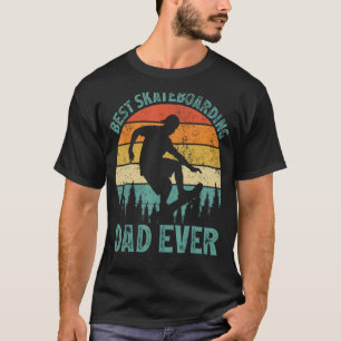 Herren Vintage Bester Skateboarding-Vater Aller Ze T-Shirt