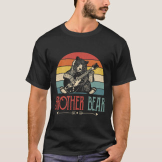 Herren Vintage Bruder Bär Vintage Vatertag T-Shirt