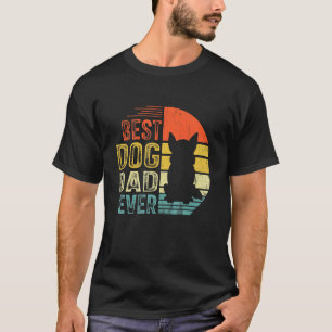 Herren Vintage Corgi Bester Hund Papa Allerzeit Va T-Shirt