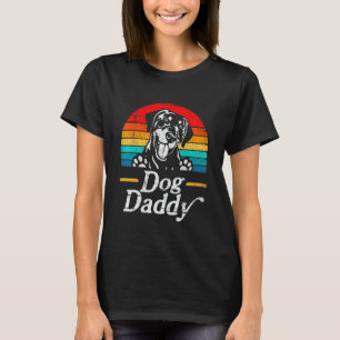 Herren Vintage Dobermann Hund Papa Hunde Vater Vat T-Shirt